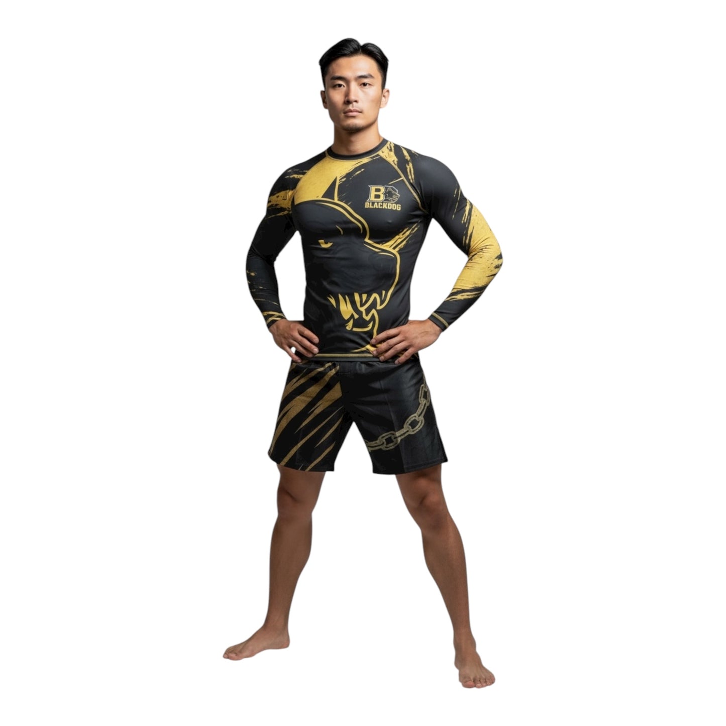 Combi set Yellow Alpha manches longues