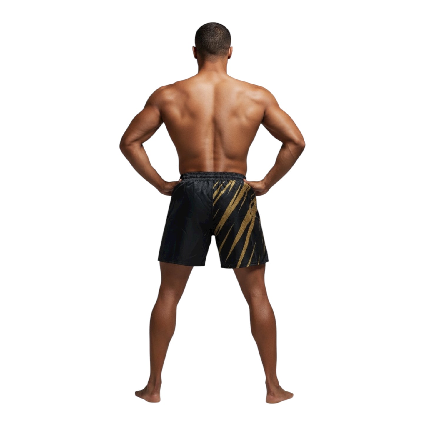 MMA short Blackdog Yellow Alpha