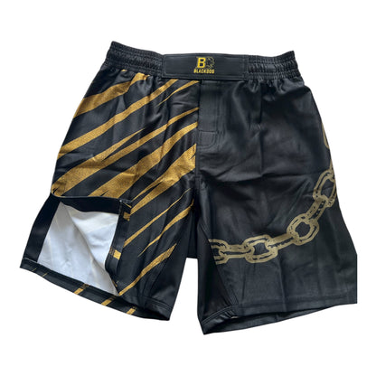 MMA short Blackdog Yellow Alpha