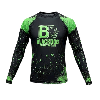 Rashguard Blackdog Green Rage - manches longues
