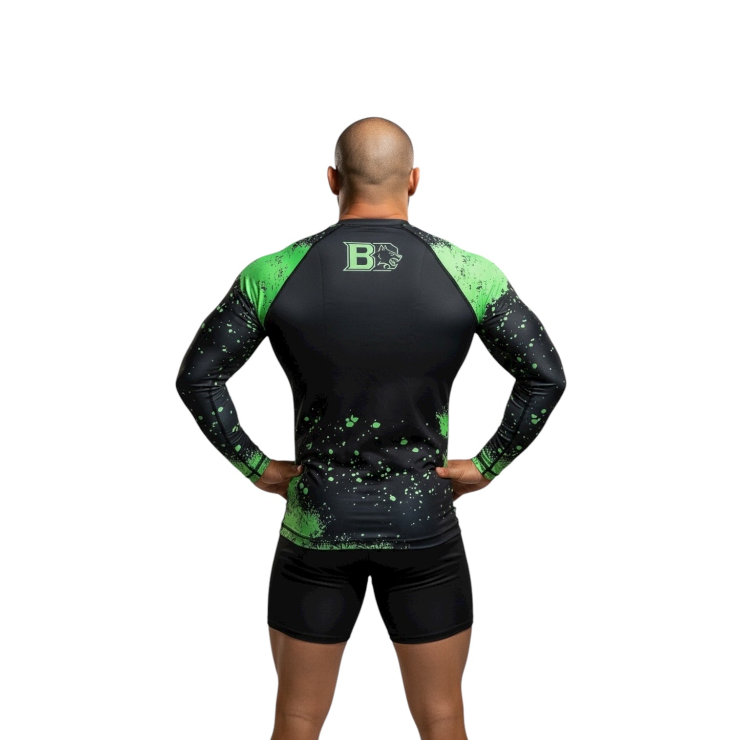 Rashguard Blackdog Green Rage - manches longues