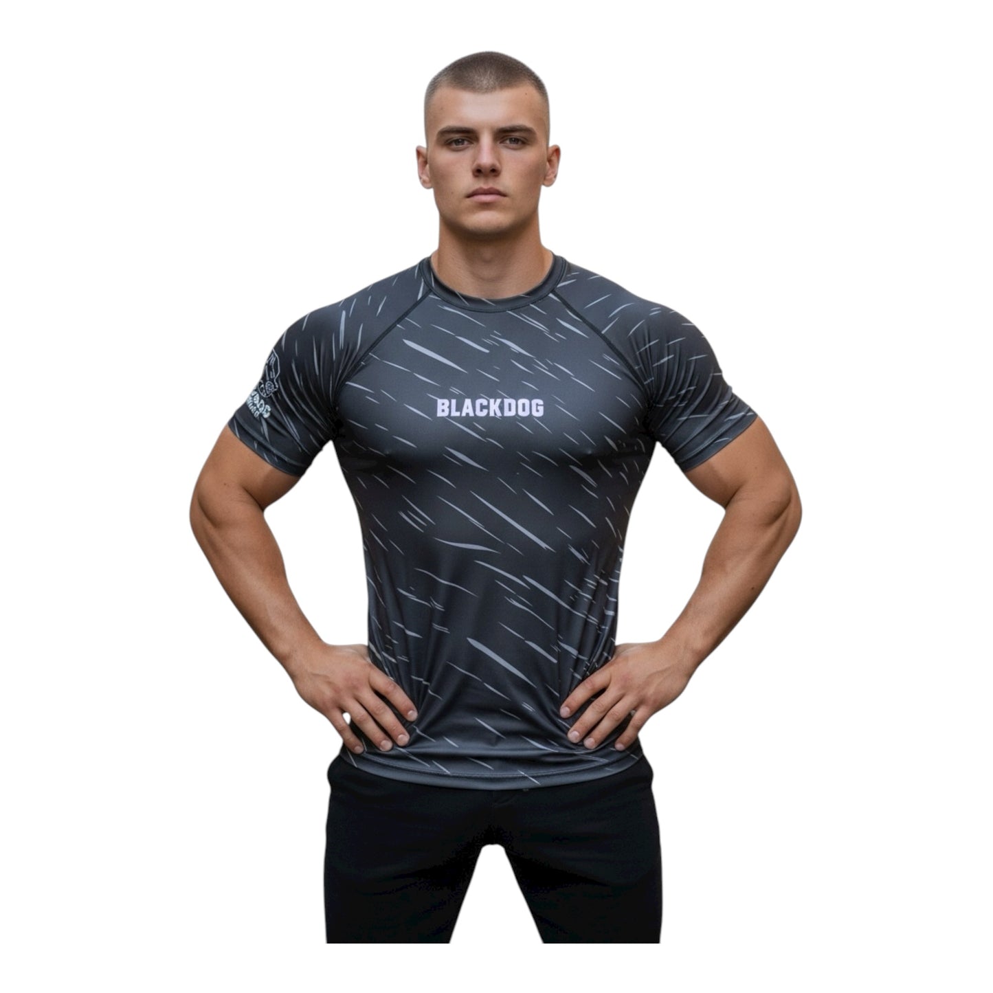 Rashguard Blackdog Shadow Line - manches courtes