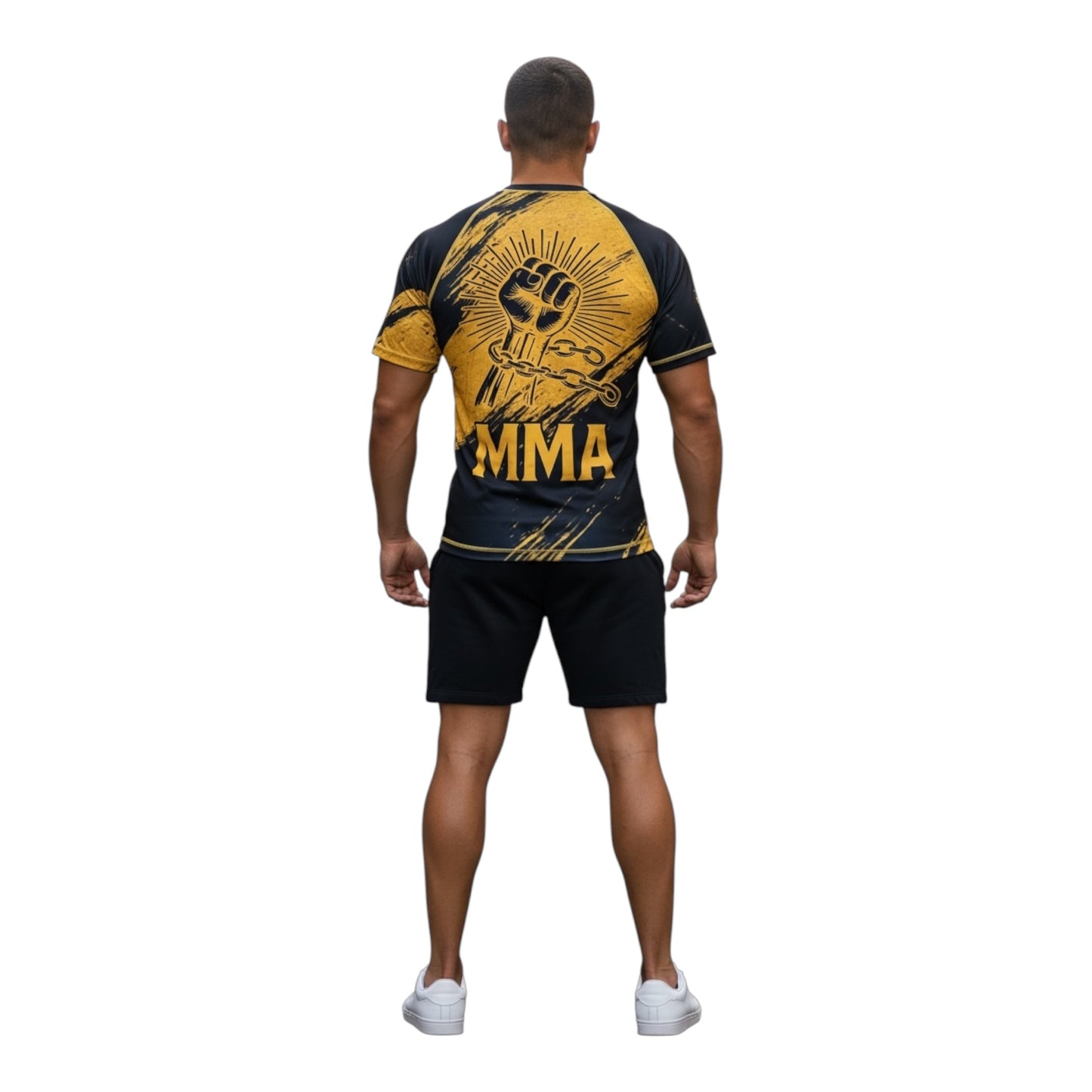 Rashguard Blackdog Yellow Alpha - manches courtes